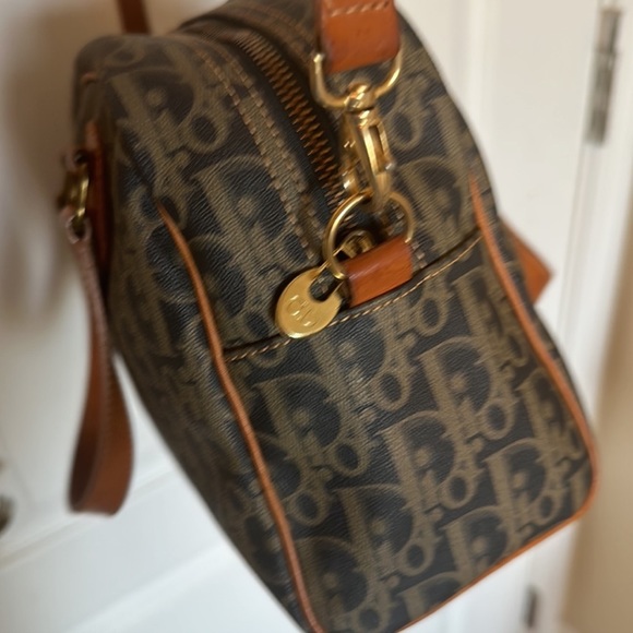 DIOR 2 way crossbody 11x8 trotter monogram black CLEAN/PRISTINE coated canvas - Picture 3 of 8